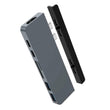 DOCKING STATION DUO 7-in-1 USB-C Hub - Grey USB C Port With 60w Power