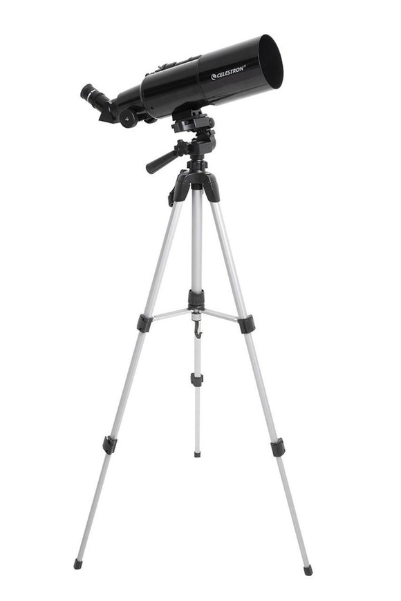 Celestron Travel Scope 80mm Portable Refractor Telescope - Black