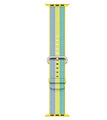 Genuine Apple Watch Strap Woven Nylon Pollen yellow stripes 42 44 45 49mm band