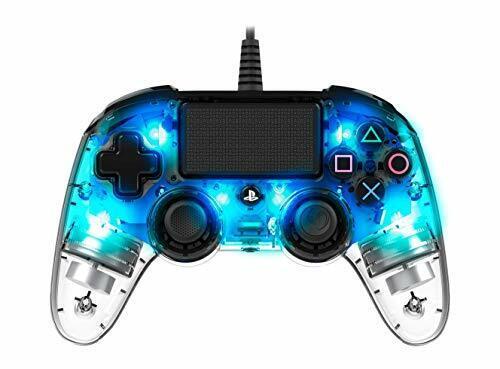 Nacon Illuminated Compact Controller - Blue for PlayStation 4