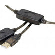 20m Long USB Active Repeater Extension Cable - USB2.0 Booster Lead - Student Computers