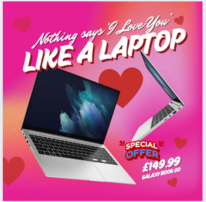 Forget Flowers, Give the Gift of Galaxy Book Go This Valentine's Day!