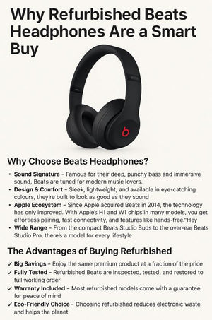 Why Refurbished Beats Headphones Are a Smart Buy