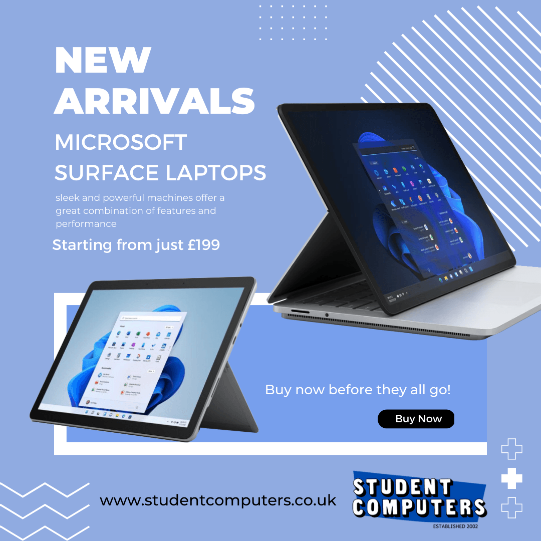 Experience the Next Level of Computing with Microsoft Surface Laptops ...
