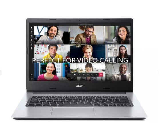 Acer Aspire 1 Laptop 14 Inch Intel Celeron 4GB RAM 64GB Storage - Silver