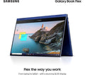 SAMSUNG Galaxy Book Flex 13.3" 2 in 1 Laptop Intel i5 8GB RAM 512 GB SSD Blue