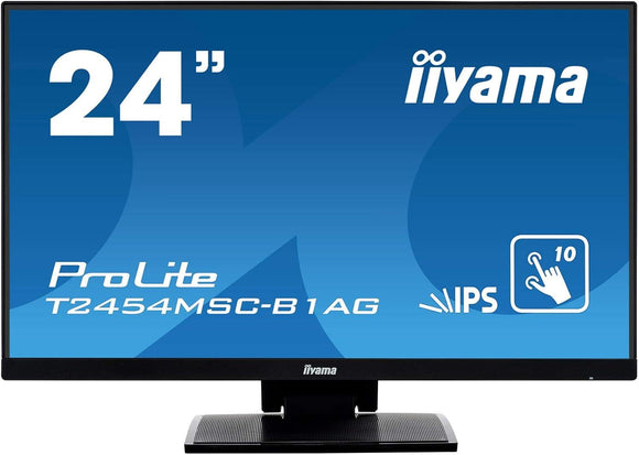 iiyama Touch Screen 24 Inch Monitor ProLite T2454MSC-B1AG 24” P-Capacitive