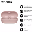 SONY WF-C710N Wireless Bluetooth Noise-Cancelling Earbuds - Pink