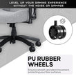 Anda Seat Luna Premium Large Gaming Chair - Grey Fabric
