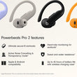 BEATS Powerbeats Pro 2 Wireless Bluetooth Noise-Cancelling Sports Earbuds - Jet Black
