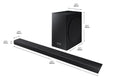 SAMSUNG Harman/Kardon HW-Q60R 5.1 Wireless Sound Bar - Black