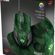 Gaming Mouse and Mouse Pad - Green Camo Trust Gaming GXT 781 Rixa Camo