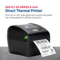 Label Printer TSC -DA210 Desktop Direct Thermal Label Printer