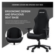 Anda Seat Luna Premium Large Gaming Chair - Black Fabric - Student Computers