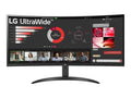 LG UltraWide 34 Inch 34WR50QC-B LED monitor Curved HDR