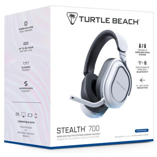 Turtle Beach – Stealth 700 (Gen 3) Gaming Headset PlayStation Edition – Grey/White