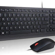 Genuine Lenovo Keyboard & Mouse set wired Black USB - Student Computers