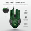Gaming Mouse and Mouse Pad - Green Camo Trust Gaming GXT 781 Rixa Camo