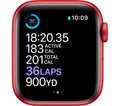 Apple Watch Series 8 RED GPS 41mm  with  White Sport Band