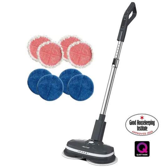 AirCraft PowerGlide Cordless Hard Floor Cleaner with 8 Pads
