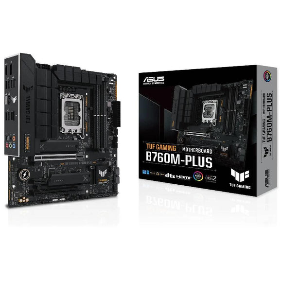 ASUS TUF Gaming B760M-PLUS Intel B760 LGA 1700 Micro ATX Motherboard