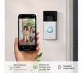 Ring Battery Video Doorbell (2024 release) Wireless Video Camera - Nickel