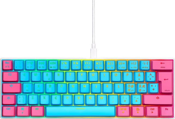 NOS C-450 Mini Pro RGB Mechanical Gaming Keyboard -  Lollipop