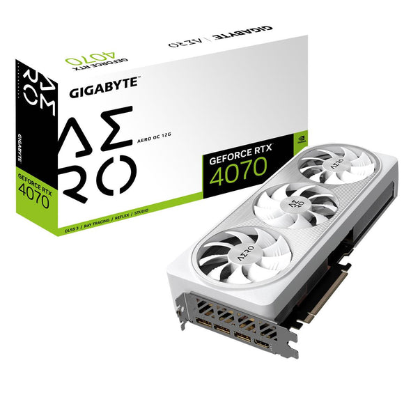 Gigabyte GeForce RTX 4070 Aero OC 12GB GDDR6X PCI-Express Graphics Card