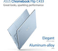 ASUS C433t Flip 14 Inch Intel M3 4GB RAM 64GB eMMC 2-in-1 Chromebook -  Silver