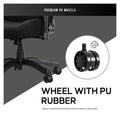Anda Seat Luna Premium Large Gaming Chair - Black Fabric
