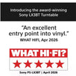 Sony PS-LX3BT Automatic Bluetooth Turntable Black with Qualcomm aptX support