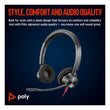 POLY Blackwire 3320 Wired USB-C Stereo Headset - Black - Student Computers
