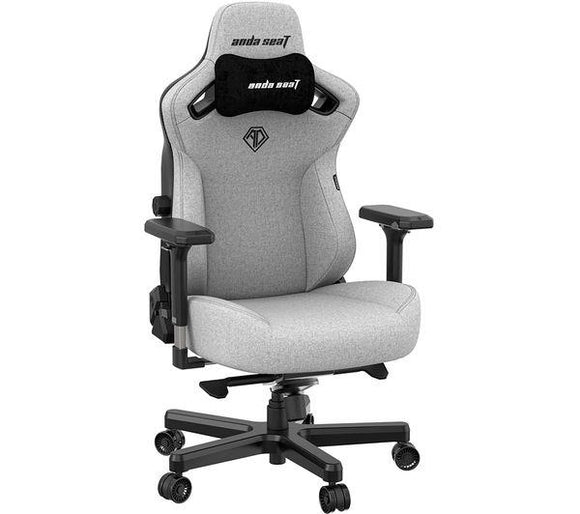Anda Seat Kaiser 3 Premium Fabric Ergonomic Office PC Gaming Chair - Grey