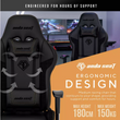 Anda Seat Jungle 2 Faux Leather Gaming Chair - Black Adjustable lumbar support