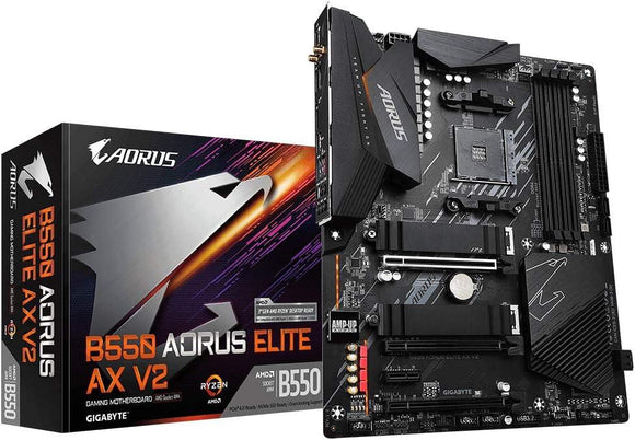 Gigabyte AMD B550 AORUS ELITE AX V2 ATX Gaming Motherboard - Student Computers