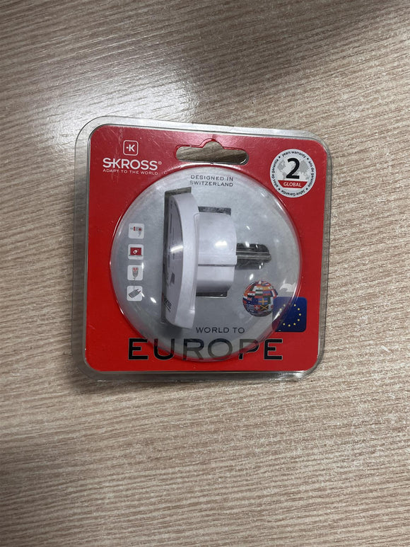 Skross World to Europe Plug Adapter x 3 - Student Computers