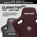 Anda Seat Kaiser PVC Office Gaming Chair - Maroon