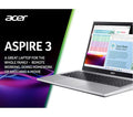 ACER Aspire 3 15.6" Laptop - AMD Ryzen 7 16GB RAM 512GB SSD, Silver Win 11 - Student Computers