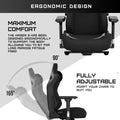 Anda Seat Kaiser PVC Office Gaming Chair - Maroon