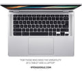 ACER Spin 314 14" 2 in 1 Chromebook  Intel Celeron 4GB RAM 128 GB eMMC, Silver