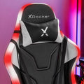 X ROCKER Agility RGB Gaming Chair LED Lights Adjustable Chair