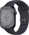 Apple Watch Series 9 GPS 45mm Midnight Aluminium Case Black Sports Band