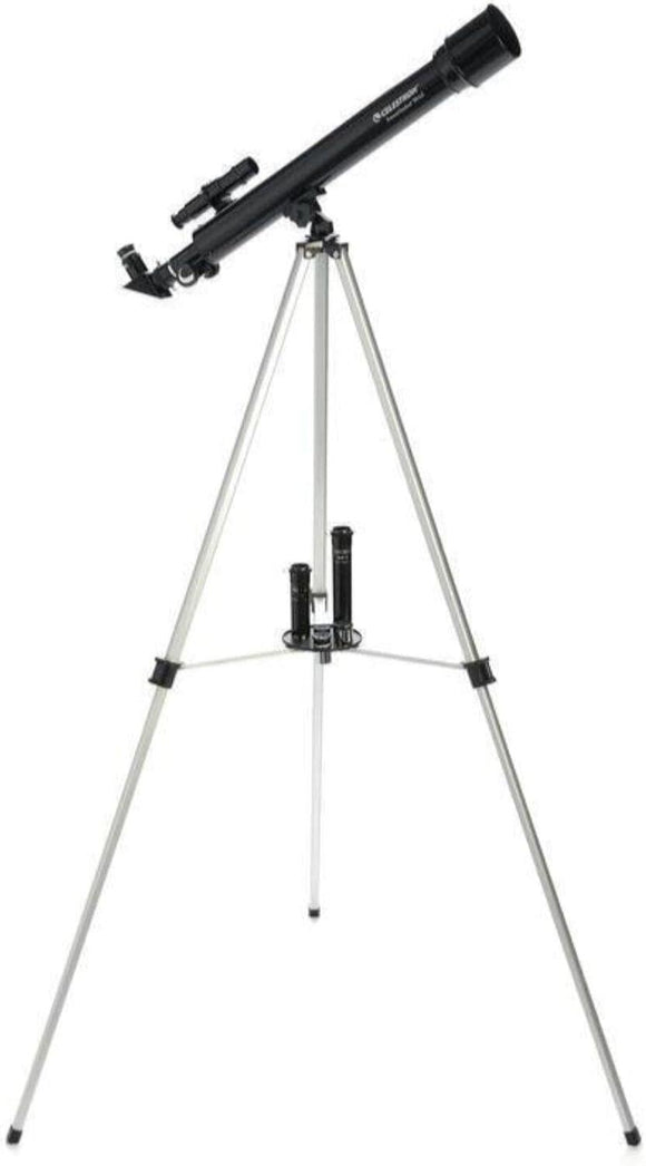 Celestron 21039 PowerSeeker 50AZ Refractor Telescope, Black