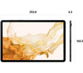 SAMSUNG Galaxy Tab S8 11" WI-FI Tablet 128 GB, Grey