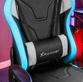 X ROCKER Agility RGB Gaming Chair LED Lights Adjustable Chair