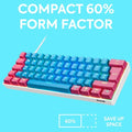 NOS C-450 Mini Pro RGB Mechanical Gaming Keyboard -  Lollipop