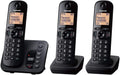 Panasonic KX-TGC223EB DECT Cordless Phone with Answering Machine - Trio - Black
