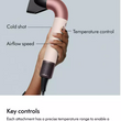 Dyson Supersonic R Hair Dryer Straight + Wavy - Pink Optimum temperature