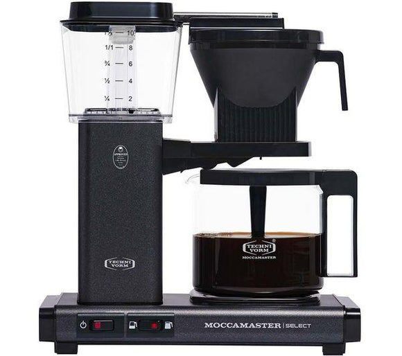 MOCCAMASTER KBG Select 53811 Filter Coffee Machine - Stone Grey - Student Computers