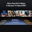 TP-Link BE9300 Tri-Band Wi-Fi 7 Router 4K/8K streaming, immersive AR/VR gaming